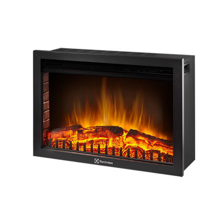Камин Очаг электрический Electrolux EFP/P-2520LS + Портал Forte 25S камень белый, шпон венге