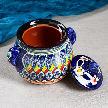 Сахарница 0,5 л синяя Риштан